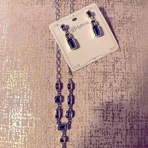 Brighton Emilie collection necklace and earrings NWOT